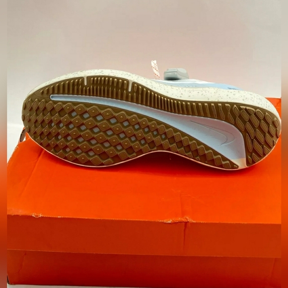 NIKE AIR WINFLO 9 SAIL/SAFETY ORANGE-LIGHT STONE Sneaker Running Women 8.5 Men 7 - Picture 8 of 11